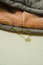 Load image into Gallery viewer, Drawstring Collared Neck Long Sleeve Winter Coat