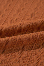 Load image into Gallery viewer, Textured Pocketed Open Front Long Sleeve Cover Up