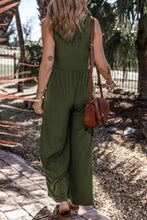 Load image into Gallery viewer, V-Neck Sleeveless Wide Leg Jumpsuit