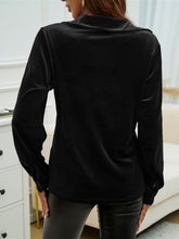 Load image into Gallery viewer, Devine Pocketed Collared Neck Long Sleeve Shirt