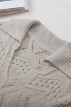 Load image into Gallery viewer, Hollow Out Johnny Collar Sweater