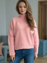 Load image into Gallery viewer, Turtleneck Raglan Sleeve Sweater