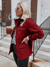 Load image into Gallery viewer, Pocketed Long Sleeve Zip Up Jacket