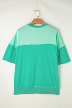 Load image into Gallery viewer, High-Low Round Neck Half Sleeve T-Shirt