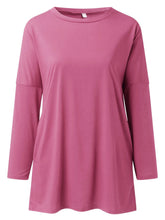 Load image into Gallery viewer, Full Size Round Neck Long Sleeve T-Shirt