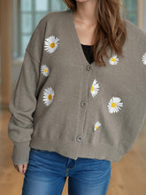 Load image into Gallery viewer, Daisy Button Up V-Neck Cardigan