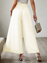 Load image into Gallery viewer, Tied Slit Wide Leg Pants