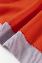 Load image into Gallery viewer, Color Block Round Neck Long Sleeve Sweatshirt