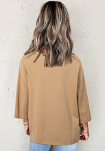 Load image into Gallery viewer, Star Applique Patch Round Neck T-Shirt