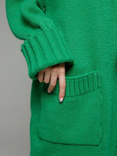 Load image into Gallery viewer, Pocketed Open Front Dropped Shoulder Cardigan