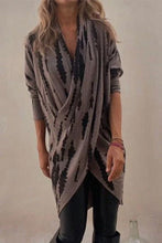 Load image into Gallery viewer, Full Size Contrast Long Sleeve Longline Top