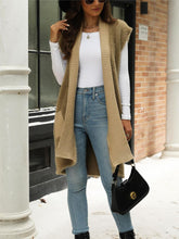 Load image into Gallery viewer, Pocketed Open Front Cap Sleeve Cardigan