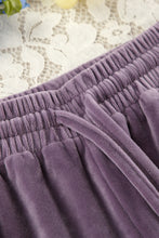 Load image into Gallery viewer, Buttery-Soft Round Neck Long Sleeve Top and Drawstring Pants Set