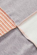 Load image into Gallery viewer, Exposed Seam Color Block Round Neck Top