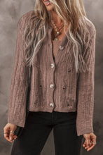 Load image into Gallery viewer, Button Up Long Sleeve Cardigan
