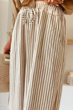 Load image into Gallery viewer, Pocketed Striped Wide Leg Pants