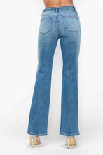 Load image into Gallery viewer, bytos Full Size Cat's Whiskers Mid Rise Bootcut Jeans