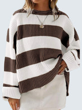 Load image into Gallery viewer, Round Neck Long Sleeve Sweater