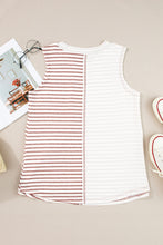Load image into Gallery viewer, Striped Round Neck Tank