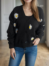 Load image into Gallery viewer, Daisy Button Up V-Neck Cardigan