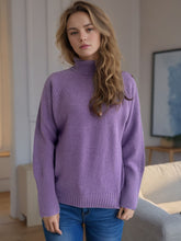 Load image into Gallery viewer, Turtleneck Raglan Sleeve Sweater