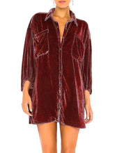 Load image into Gallery viewer, Collared Neck Button Down Long Sleeve Shirt