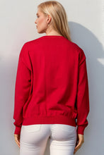 Load image into Gallery viewer, Double Take Full Size Nutcracker Sequin Long Sleeve Sweater