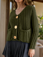 Load image into Gallery viewer, Button Down Long Sleeve Cardigan