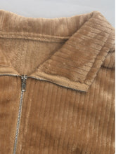 Load image into Gallery viewer, Perfee Pocketed Zip Up Collared Neck Long Sleeve Jacket