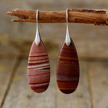 Load image into Gallery viewer, Natural Stone Waterdrop Shape Earrings