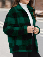 Load image into Gallery viewer, Button Up Drop Shoulder Fuzzy Jacket
