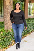 Load image into Gallery viewer, Can You Believe It Basic Long Sleeve Top In Black