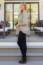 Load image into Gallery viewer, Countless Memories Split Neckline Dot Print Top