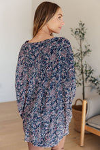 Load image into Gallery viewer, Essential Blouse in Navy Paisley