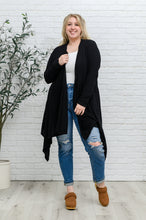 Load image into Gallery viewer, Ever Soft Cascade Cardigan With Pockets In Black