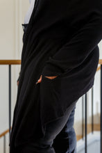 Load image into Gallery viewer, Ever Soft Cascade Cardigan With Pockets In Black