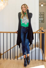 Load image into Gallery viewer, Ever Soft Cascade Cardigan With Pockets In Black