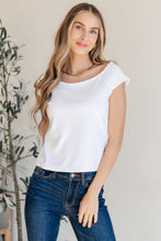 Load image into Gallery viewer, Here I Am For the First Time Top in White