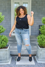 Load image into Gallery viewer, Hi-Rise Destroyed Slim Fit Jeans