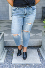 Load image into Gallery viewer, Hi-Rise Destroyed Slim Fit Jeans
