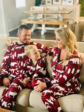 Load image into Gallery viewer, Matching Family Pajamas in Plaid Bear