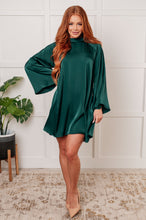 Load image into Gallery viewer, Isn't It Lovely Poly Satin Butterfly Sleeve Dress