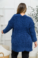 Load image into Gallery viewer, Mountain Mornings Cardigan In Navy