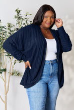 Load image into Gallery viewer, DOORBUSTER DEAL: Basic Bae Full Size Ribbed Cocoon Cardigan