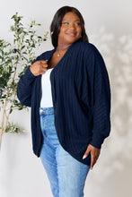Load image into Gallery viewer, DOORBUSTER DEAL: Basic Bae Full Size Ribbed Cocoon Cardigan