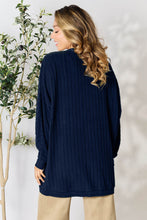 Load image into Gallery viewer, DOORBUSTER DEAL: Basic Bae Full Size Ribbed Cocoon Cardigan