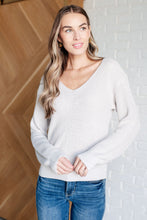 Load image into Gallery viewer, Told You So Ribbed Knit V Neck Sweater