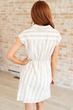 Load image into Gallery viewer, Twisted and Tailored Striped Dress