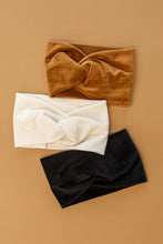 Load image into Gallery viewer, Velvet Twist Headband In Ivory