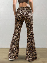 Load image into Gallery viewer, Leopard Flare Pants